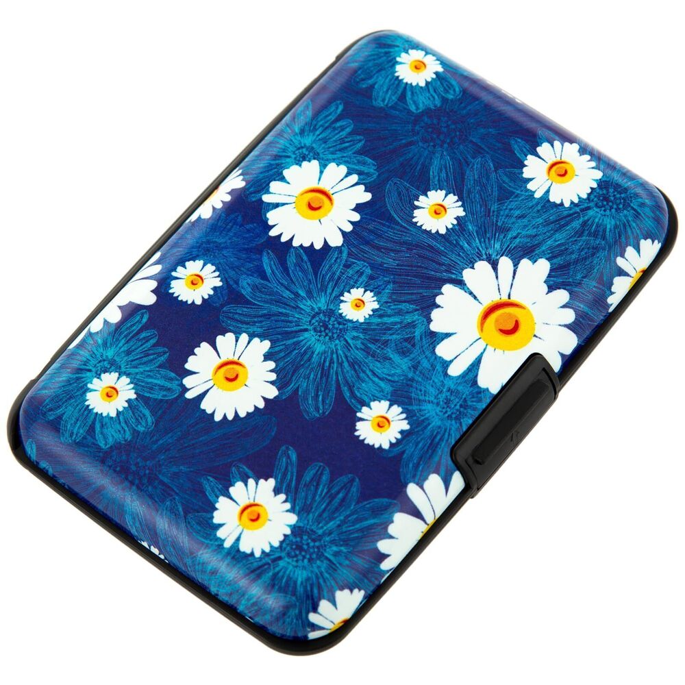 2811 Credit Card Holder, Metal Card Wallet RFID Blocking Mini Slim Aluminum